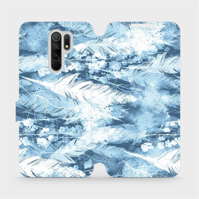Flipové puzdro na mobil Xiaomi Redmi 9 – M058S Svetlomodré horizontálne pierka