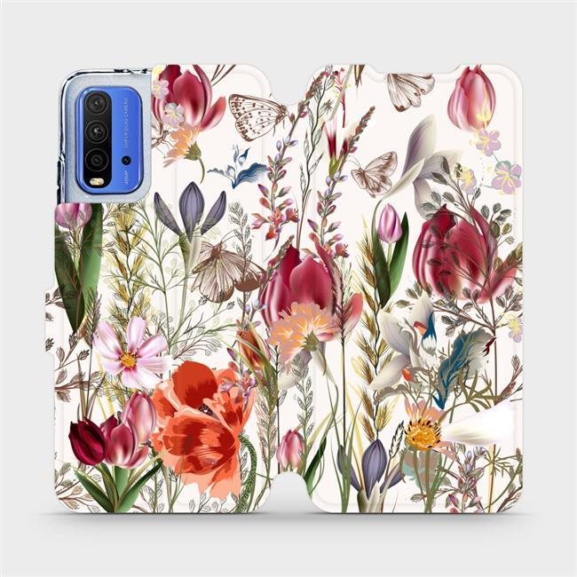Flip puzdro na mobil Xiaomi Redmi 9T – MP01S Rozkvitnutá lúka