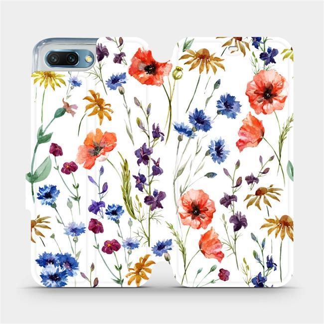 Flip puzdro na mobil Honor 10 – MP04S Lúčne kvety