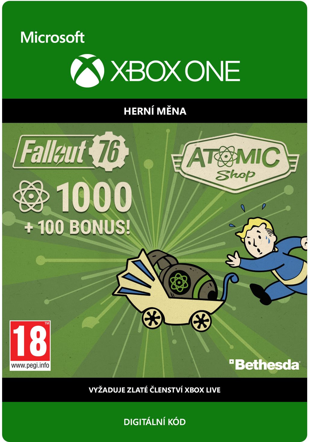 Fallout 76: 1000 Atoms – Xbox Digital