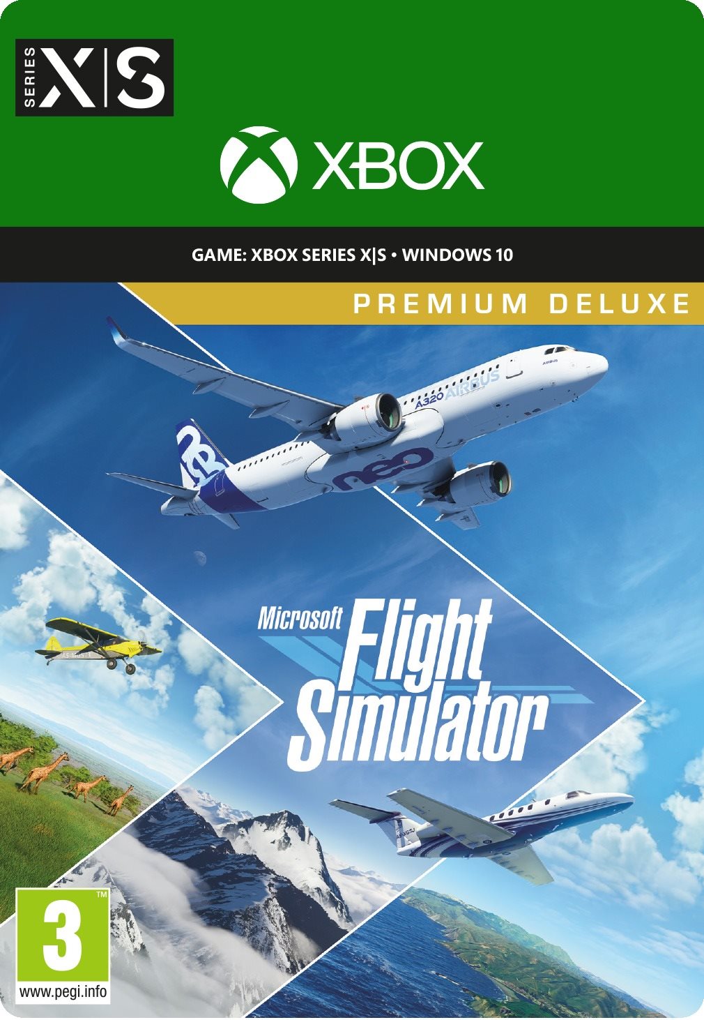 Microsoft Flight Simulator – Premium Deluxe Edition – Xbox Series X|S/Windows 10 Digital