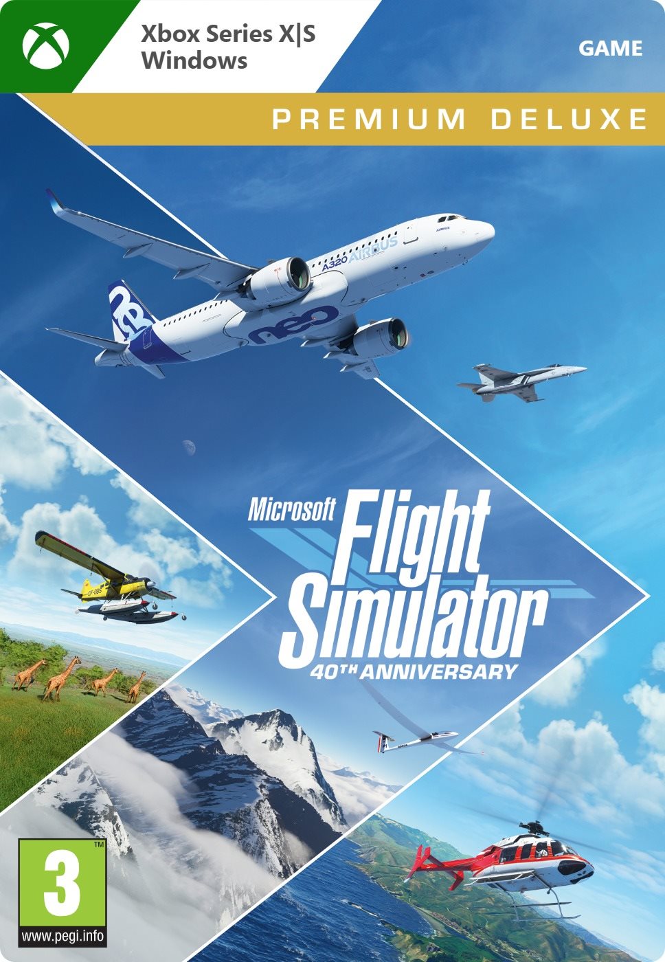 Microsoft Flight Simulator 40th Anniversary – Premium Deluxe Edition – Xbox Series X|S/Windows