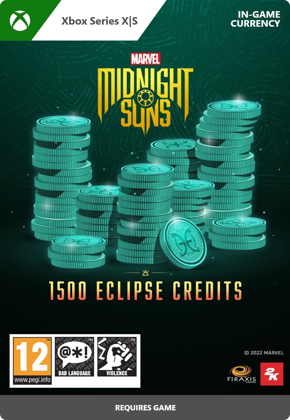 Marvels Midnight Suns: 1,500 Eclipse Credits – Xbox Series X|S Digital