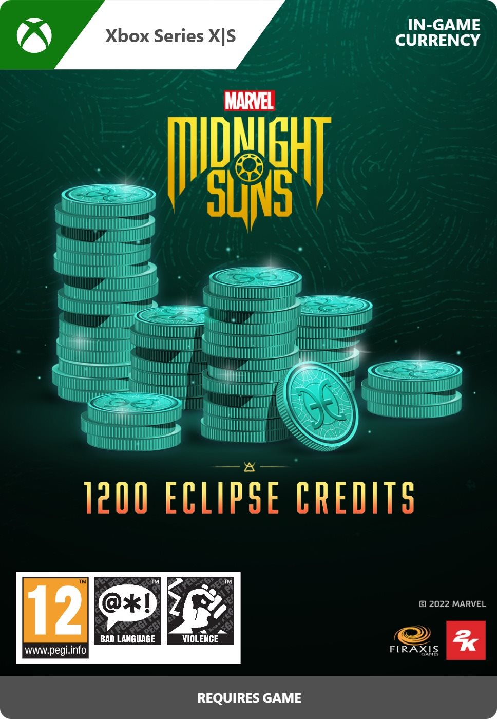Marvels Midnight Suns: 1,200 Eclipse Credits – Xbox Series X|S Digital