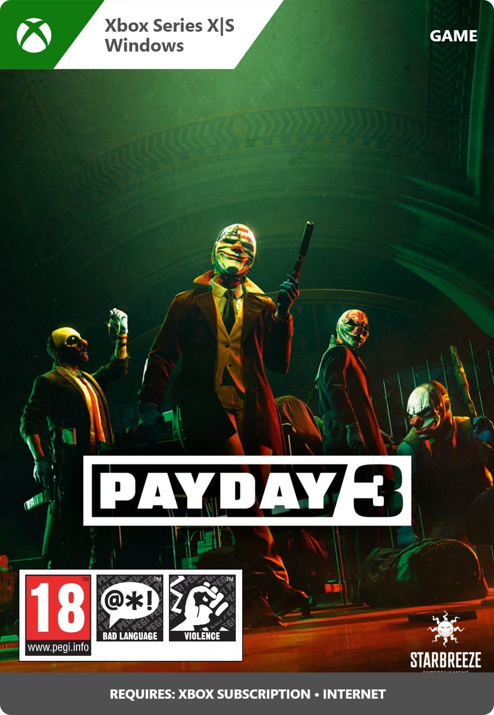 Payday 3 – Xbox Series X|S/Windows Digital