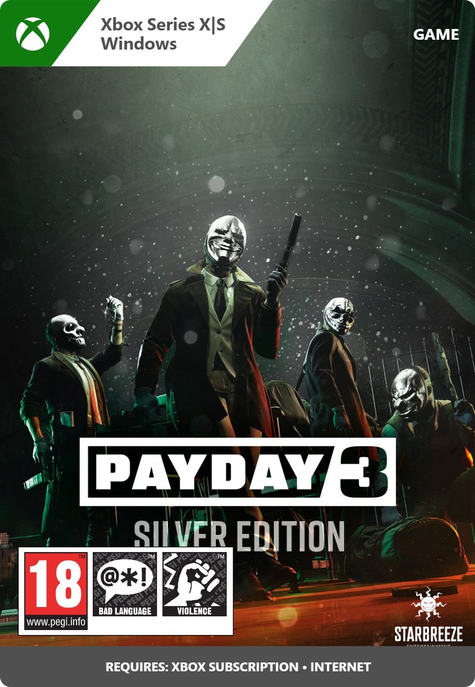 Payday 3: Silver Edition – Xbox Series X|S/Windows Digital