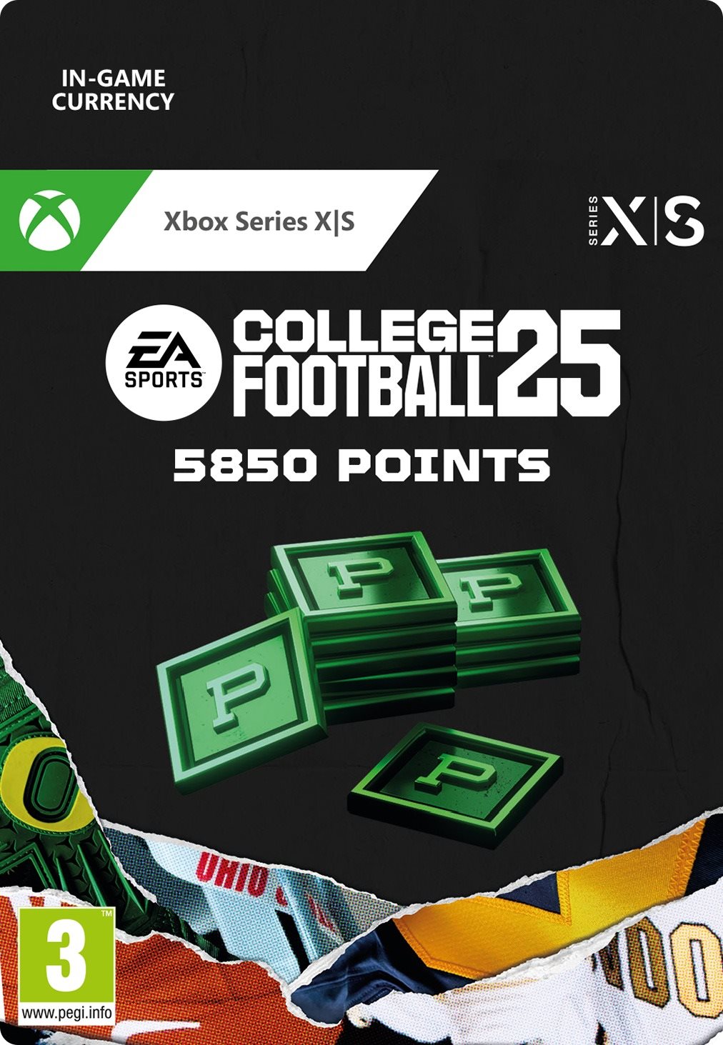 EA Sports College Football 25 – 5,850 CUT Points – Xbox Series X|S Digital