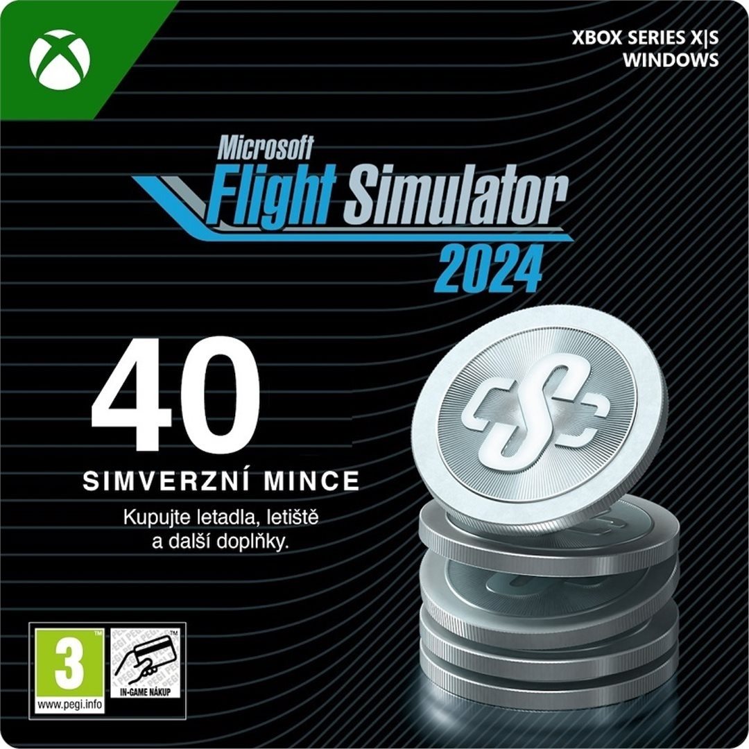Microsoft Flight Simulator 2024: 40 Simverse Coins - Xbox Series X|S / Windows Digital