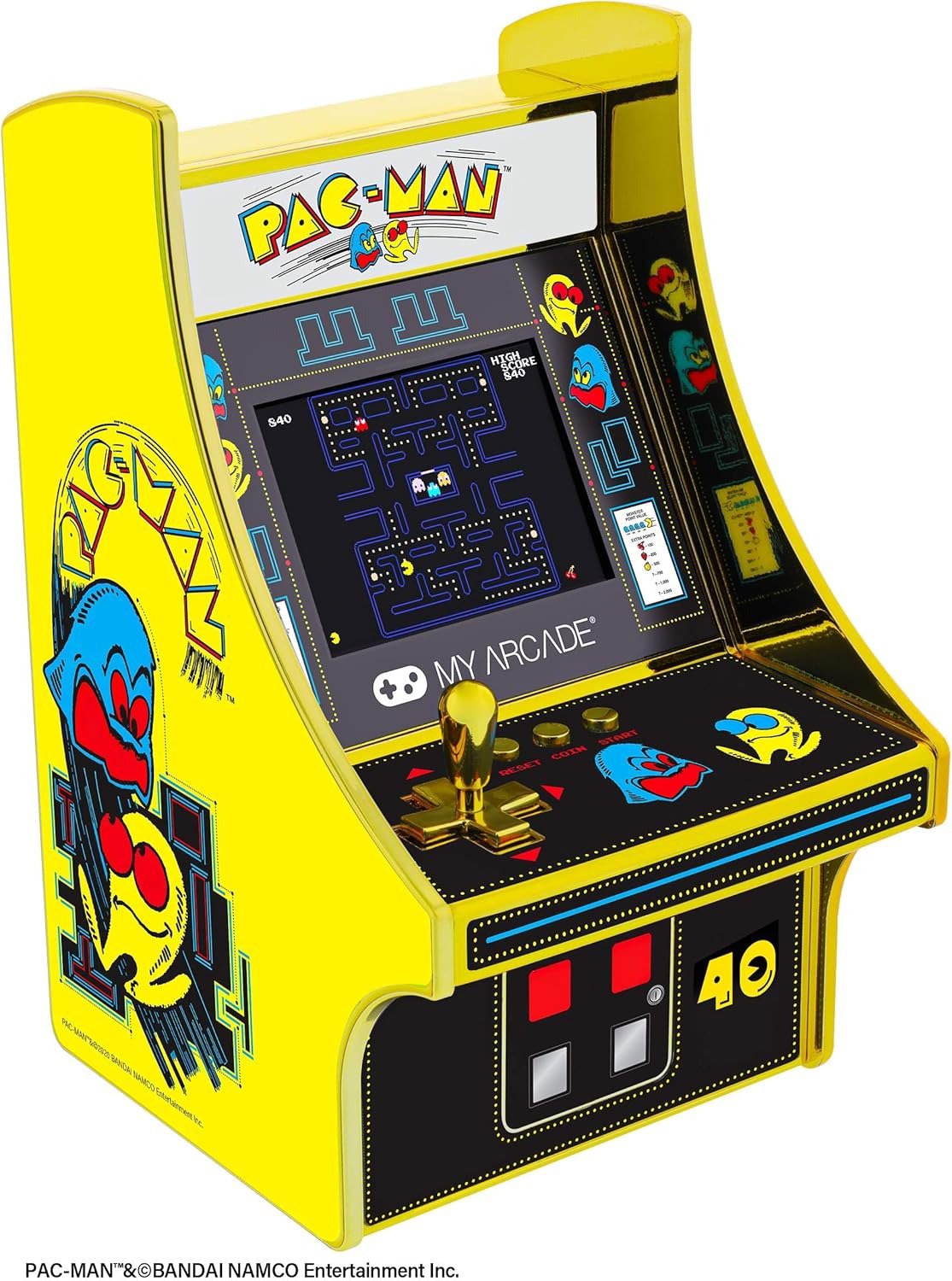 My Arcade Pac-Man 40. Anniversary Micro Player – Premium Edition