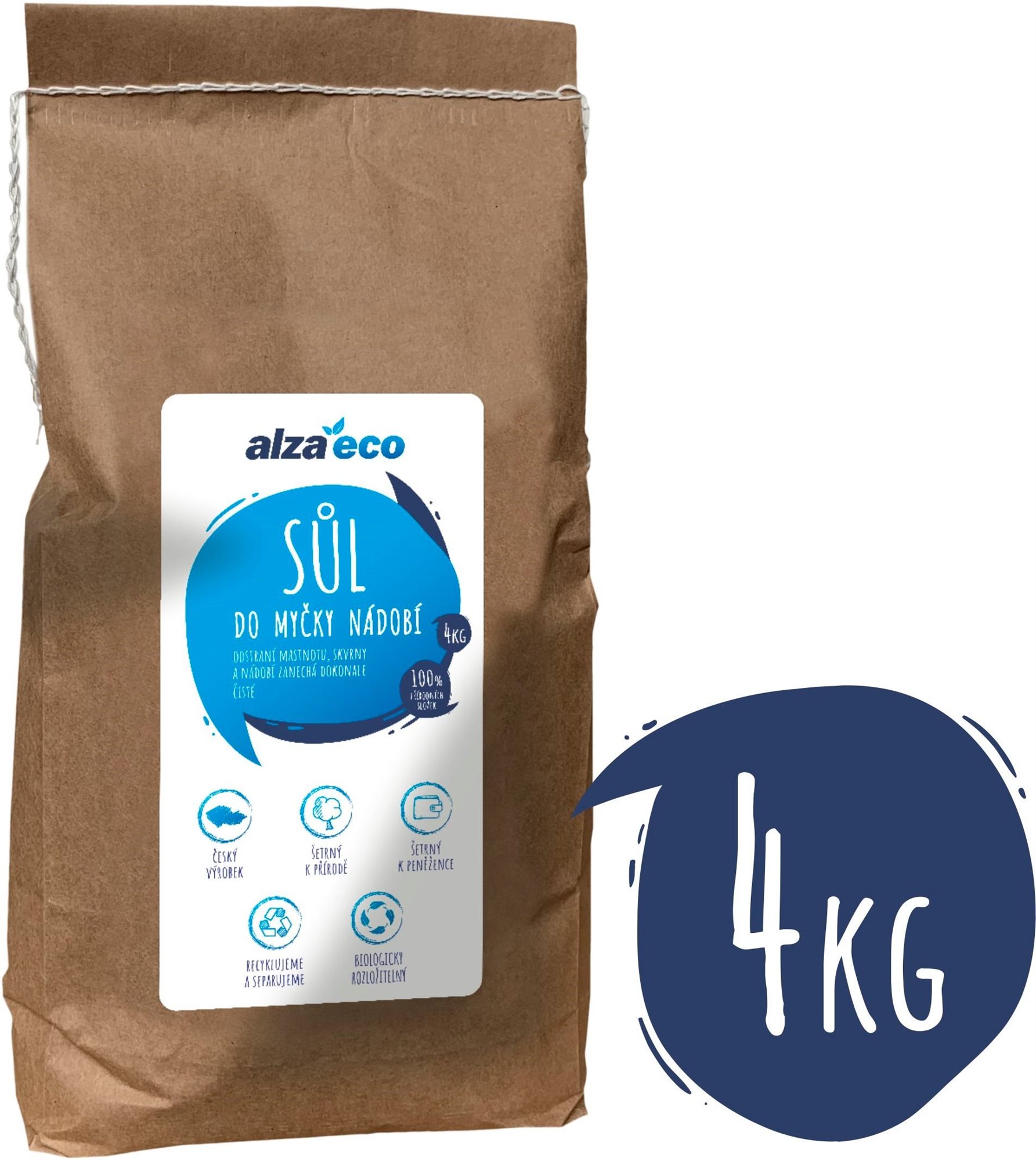 AlzaEco soľ do umývačky riadu 4 kg