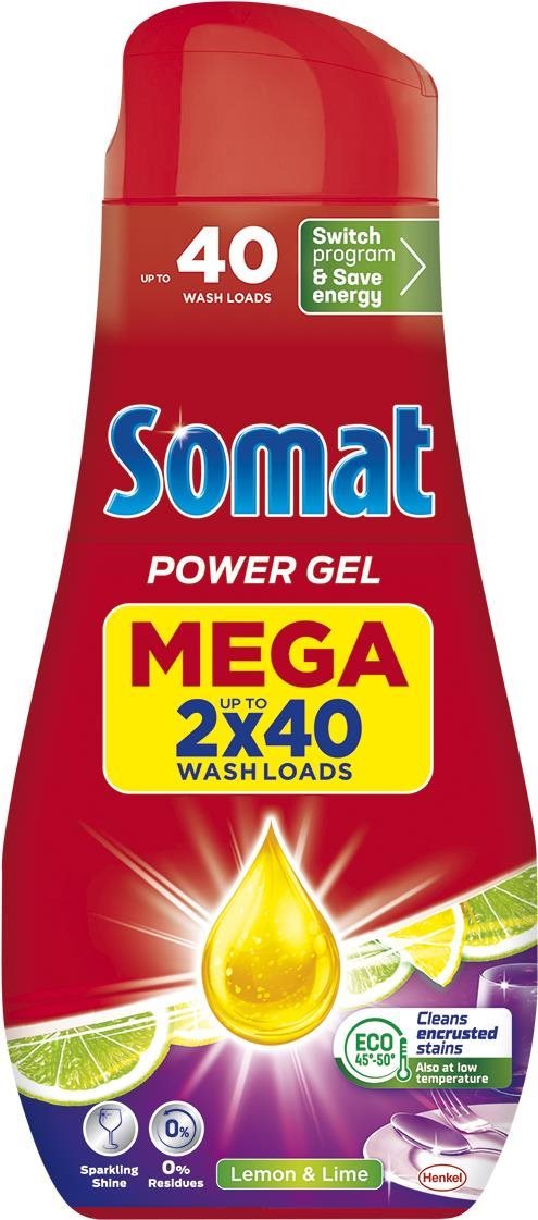 SOMAT All-in-1 Lemon & Lime 80 dávok, 1,44 l