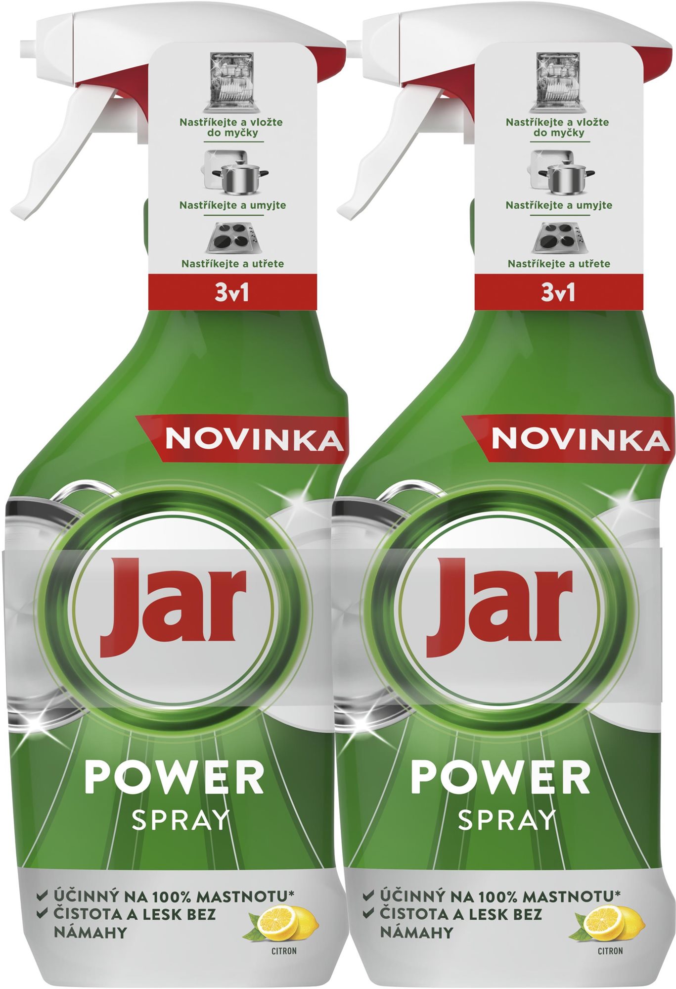 JAR Power Spray 3 v 1, 2× 500 ml