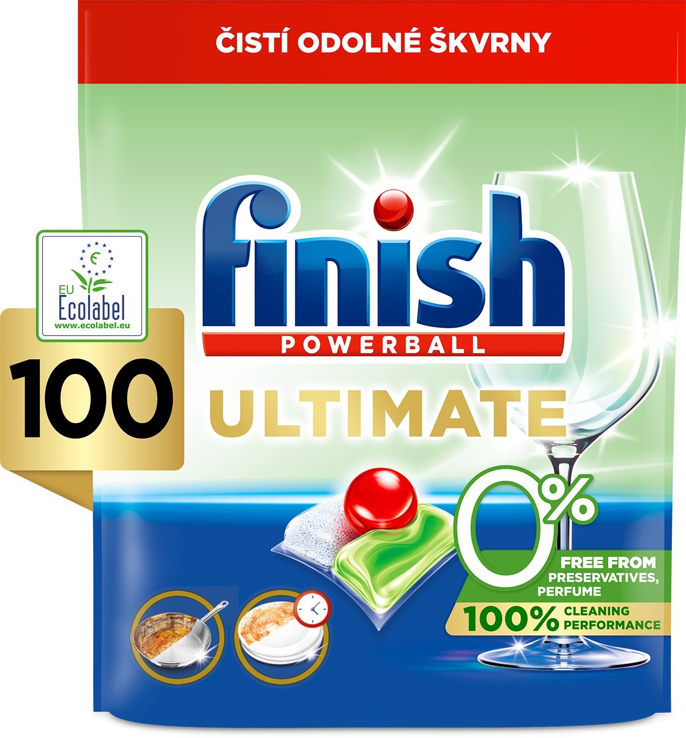 FINISH Ultimate 0 % tablety do umývačky riadov 100 ks