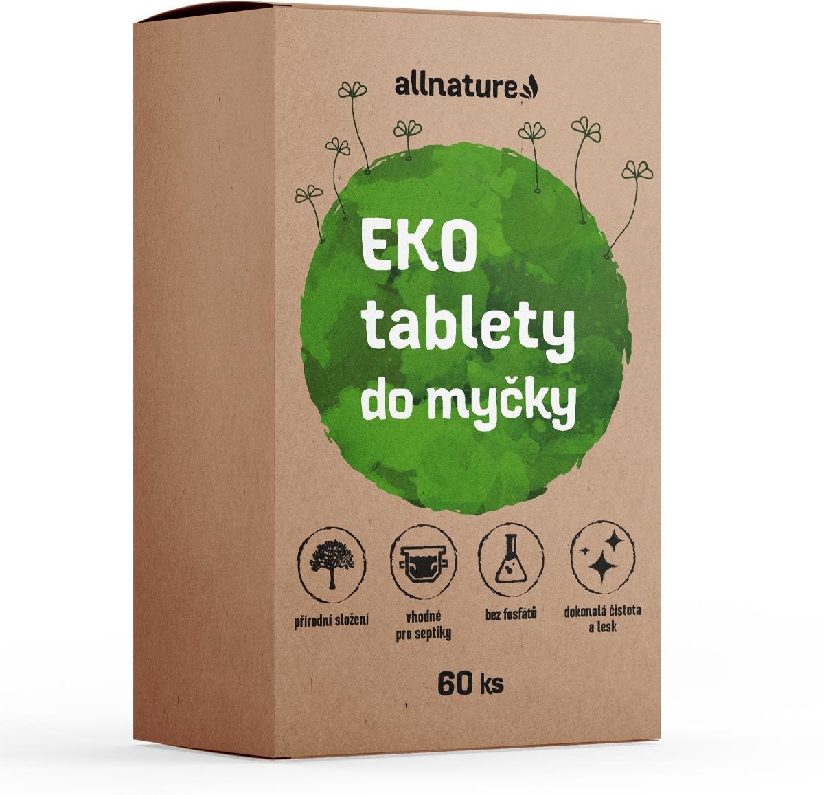ALLNATURE Ekologické tablety do umývačky (60 ks)