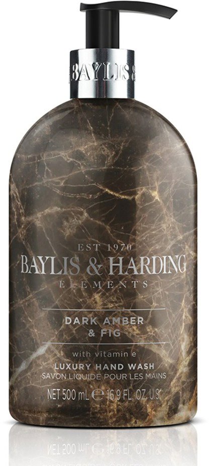BAYLIS & HARDING Tekuté mydlo na ruky – Dark amber & Fig 500 ml