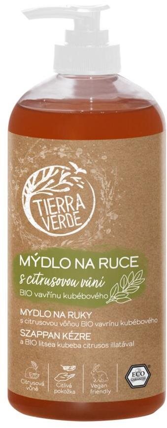 TIERRA VERDE Tekuté mydlo na ruky s vôňou BIO vavrínu kubébového 500 ml