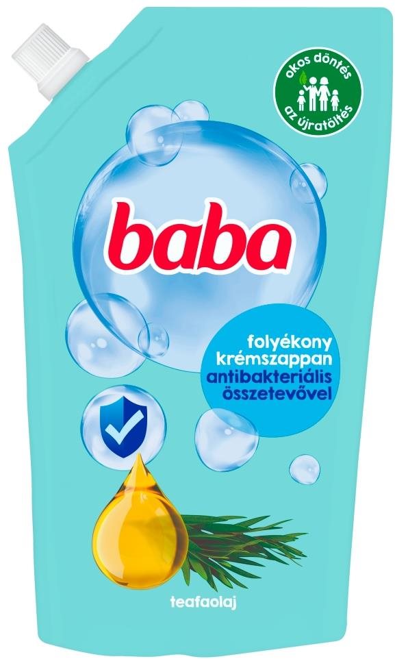 BABA Antibacterial Liquid Soap Refill Tea Tree Oil 500 ml