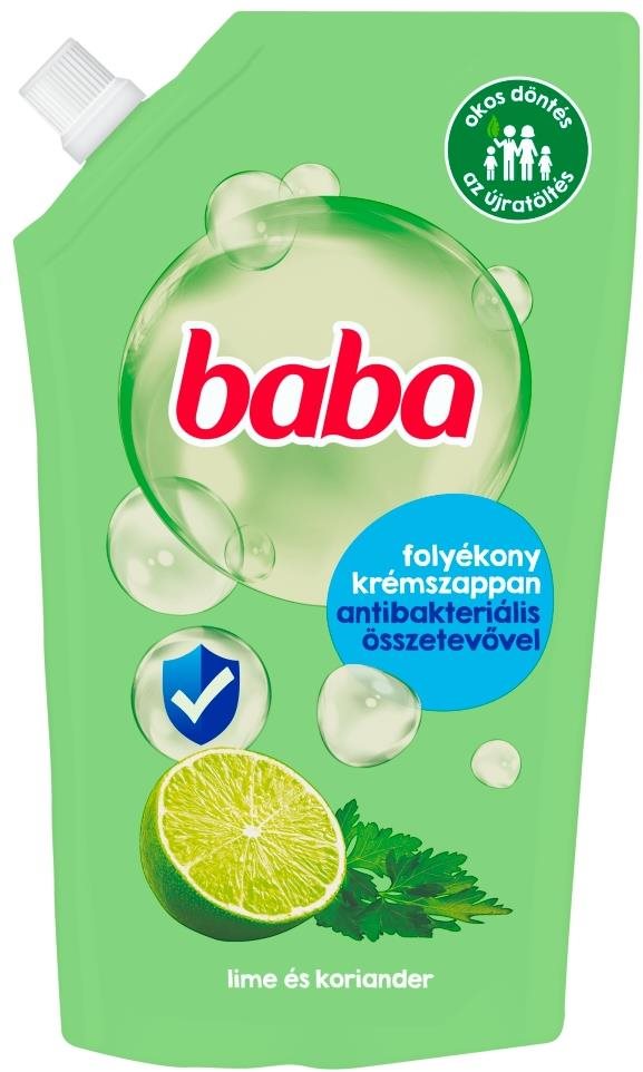 BABA antibakteriálne tekuté mydlo náhradná náplň 500 ml