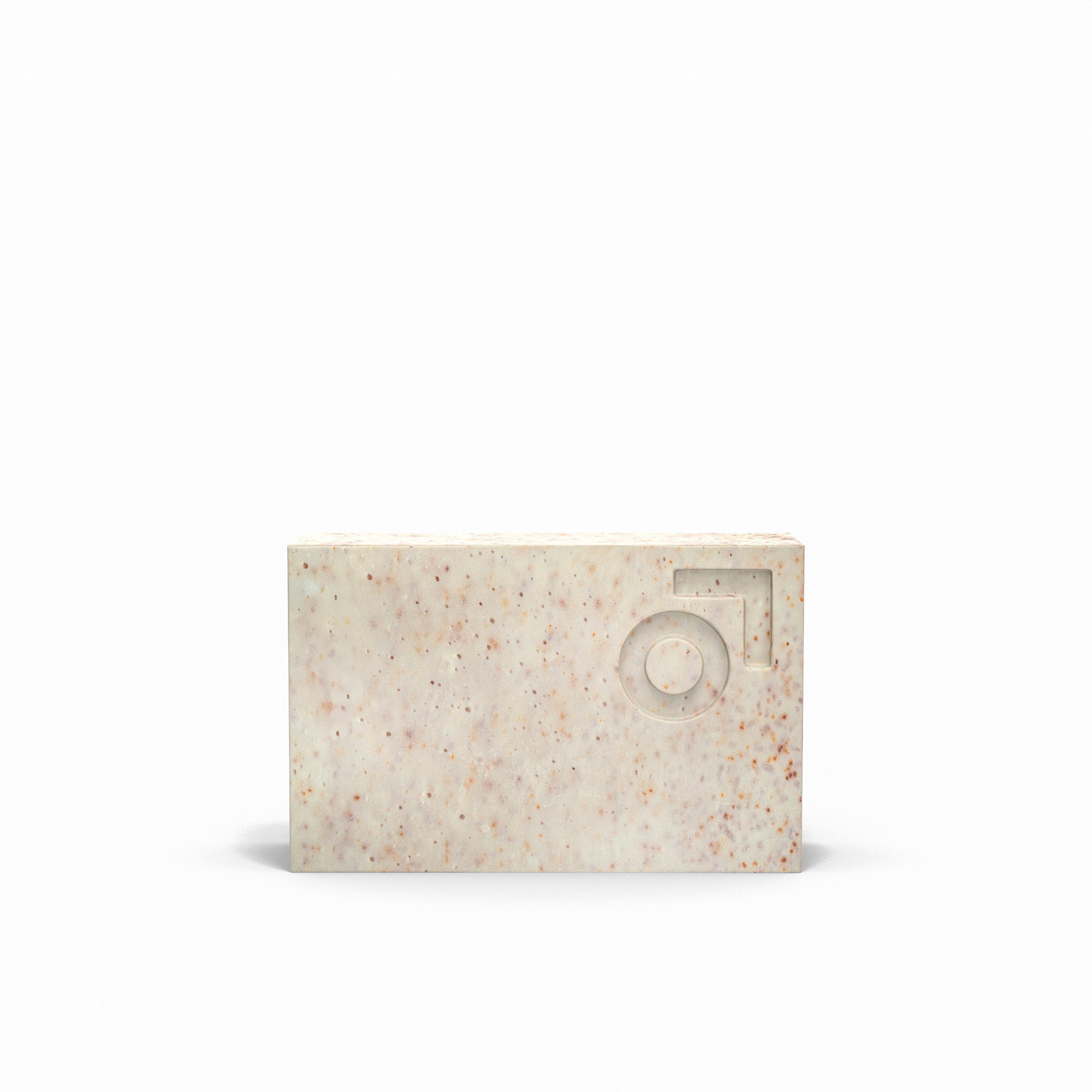 BEVIRO Purifying Body Scrub Bar Zesty Vetiver 135 g