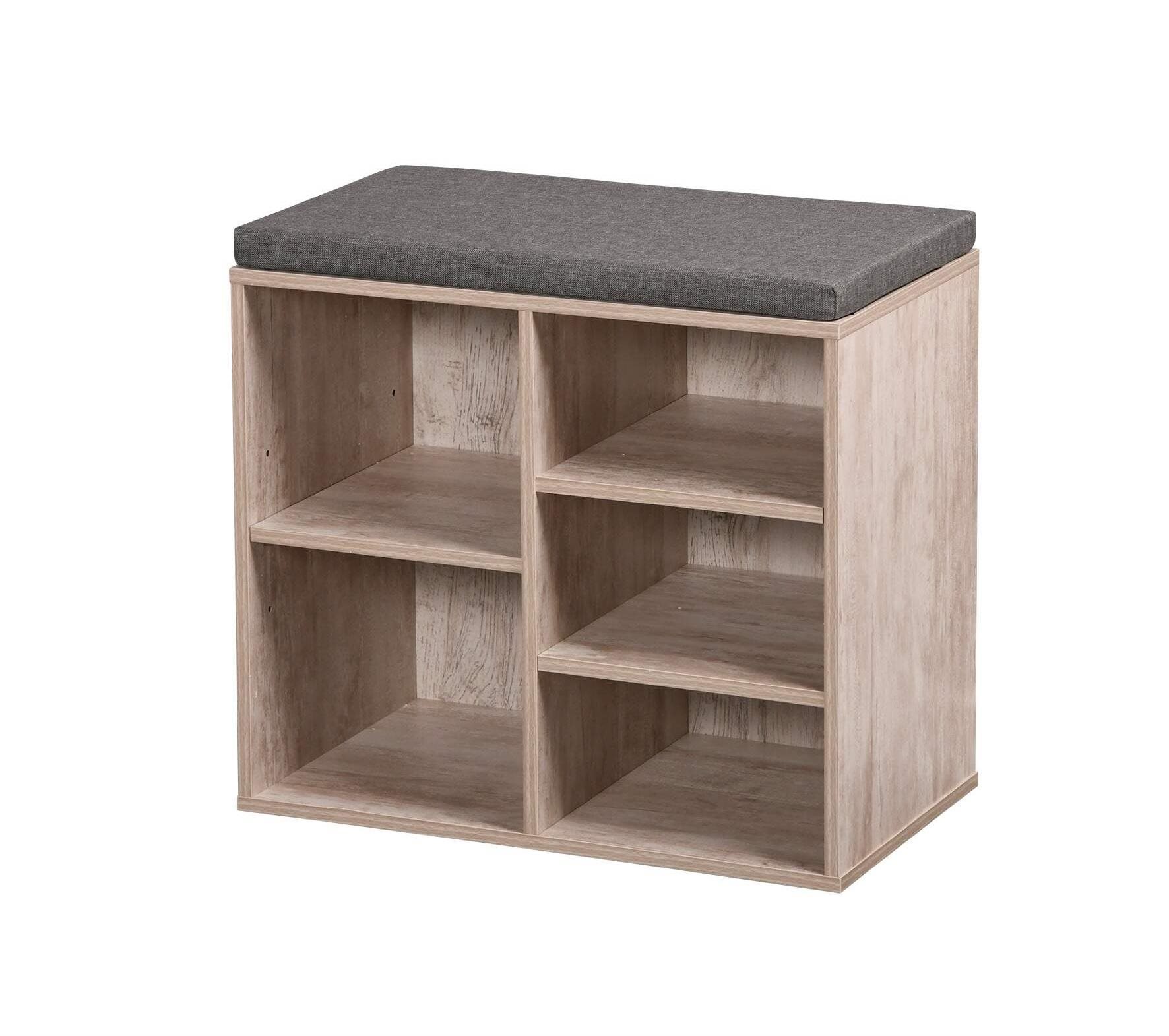 Kesper Botník s podsedákom biele vápno 515 × 295 × 48 cm