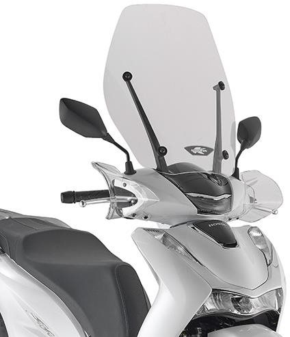 Kappa KD1181ST, číre plexi HONDA SH 125/150 (20)