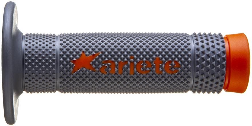 ARIETE Vulcan sivé off-road motocyklové rukoväti
