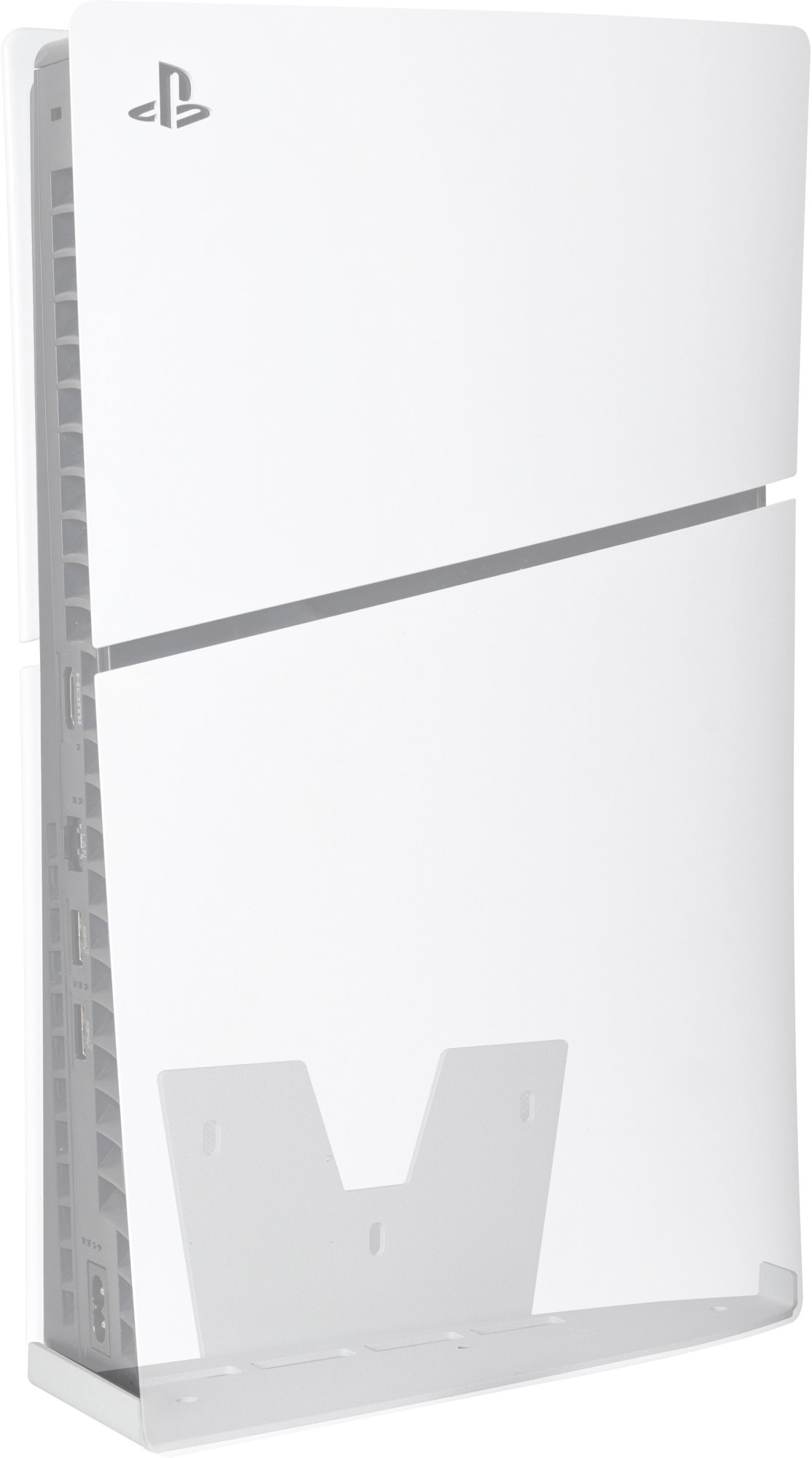 4mount – Wall Mount for PlayStation 5 Slim White + 2× Controller Mount