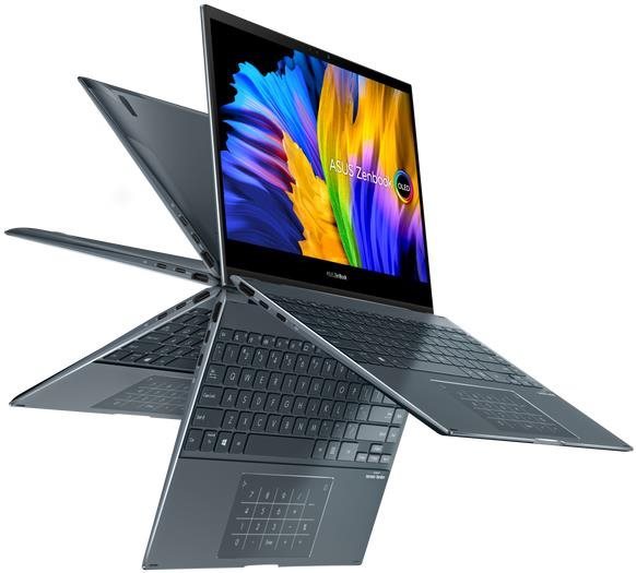 Repasované – ASUS Zenbook Flip 13 OLED UX363EA-OLED788W Pine Grey celokovový