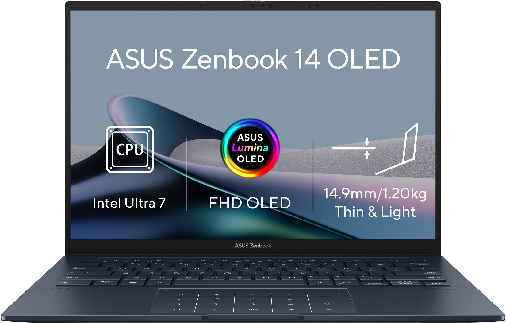 ASUS Zenbook 14 UX3405CA-OLED644W Ponder Blue celokovový