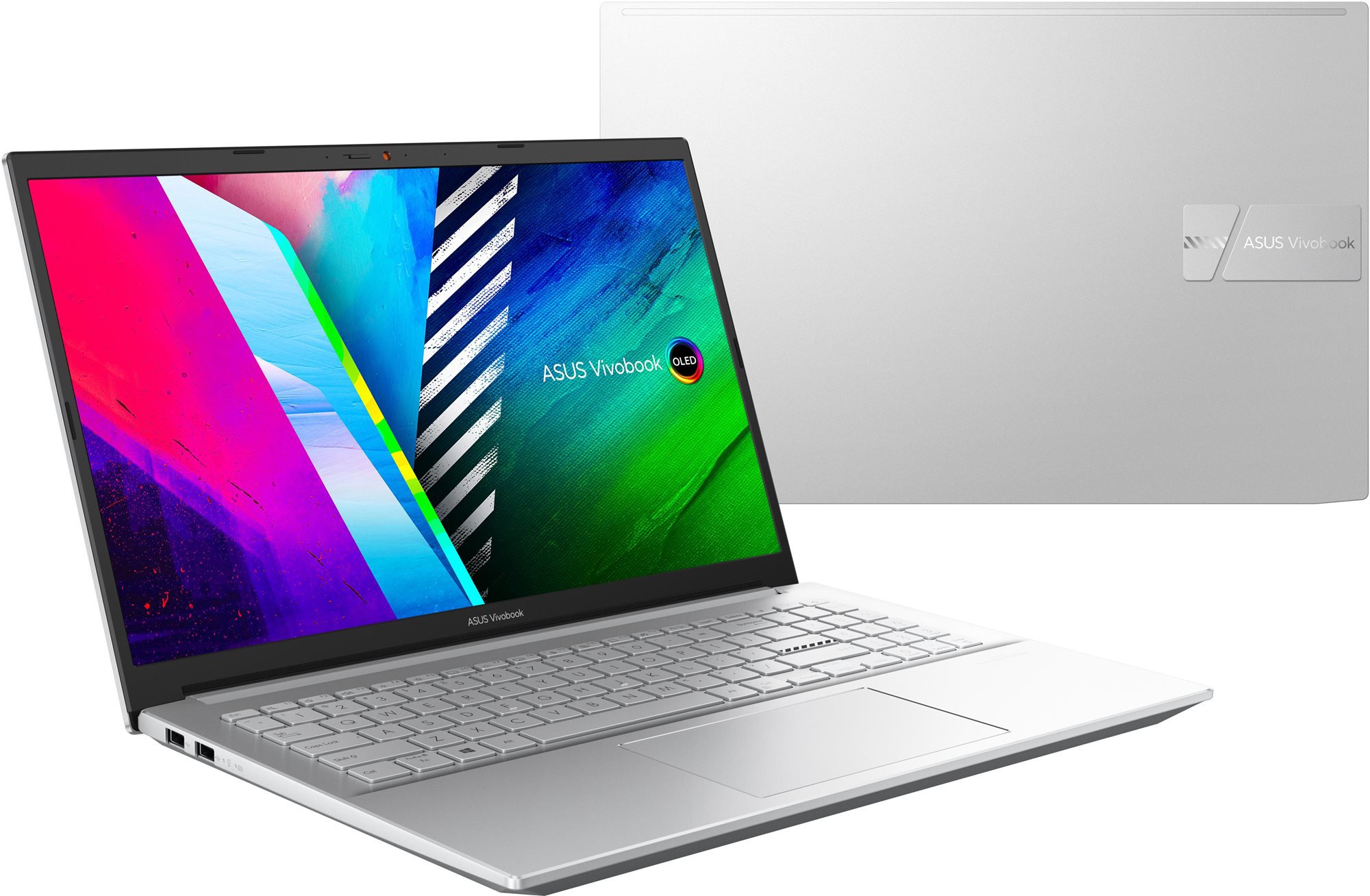 Repasované – ASUS Vivobook Pro 15 OLED M3500QC-OLED528W Cool Silver kovový