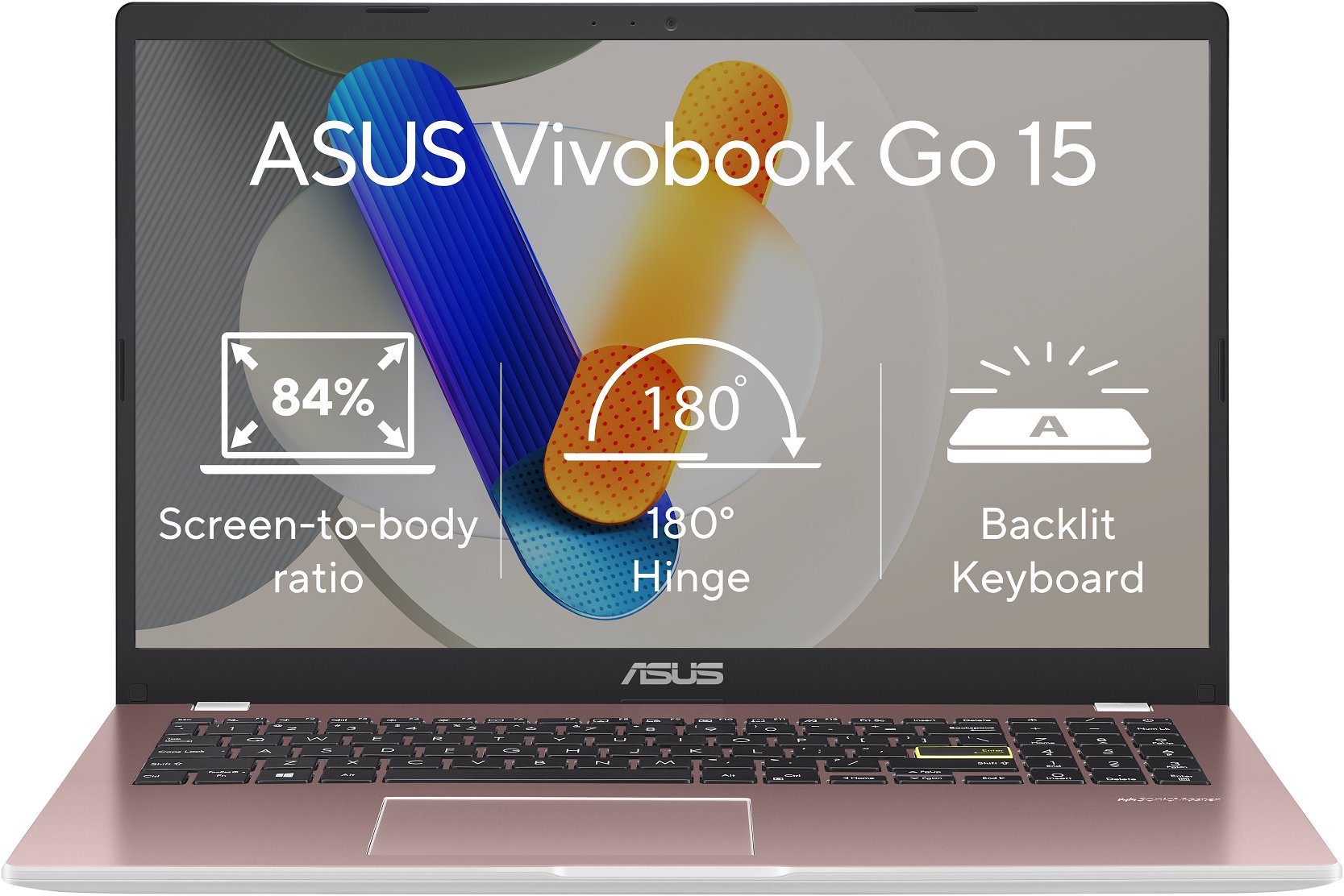 ASUS Vivobook Go 15 E510KA-BQ1213WS Rose Pink