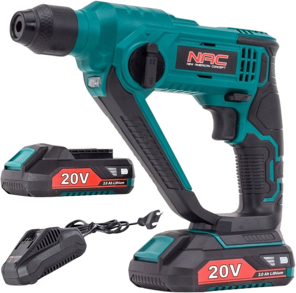 NAC Vŕtacie kladivo AKU HE-SDS-LI-20V (1× 2 Ah)