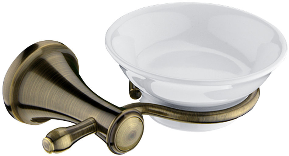 Nimco Mydlovnička Lada staromeď – držiak na mydlo mosadz keramika LA 19059K-65