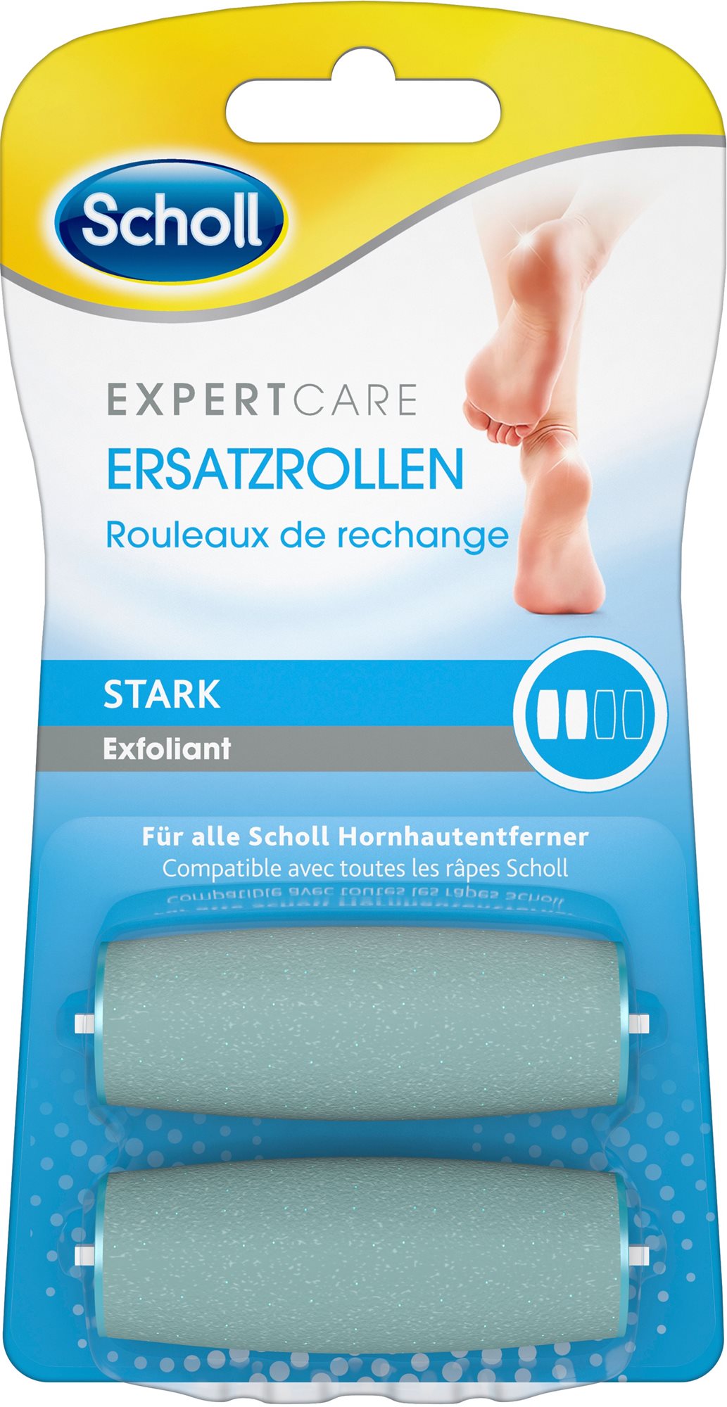 SCHOLL Velvet Smooth Rotačná hlavica Stredne drsná s morskými minerálmi 2 ks
