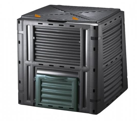 GARDEN Kompostér 80 × 80 × 81 cm, 450 l, čierny