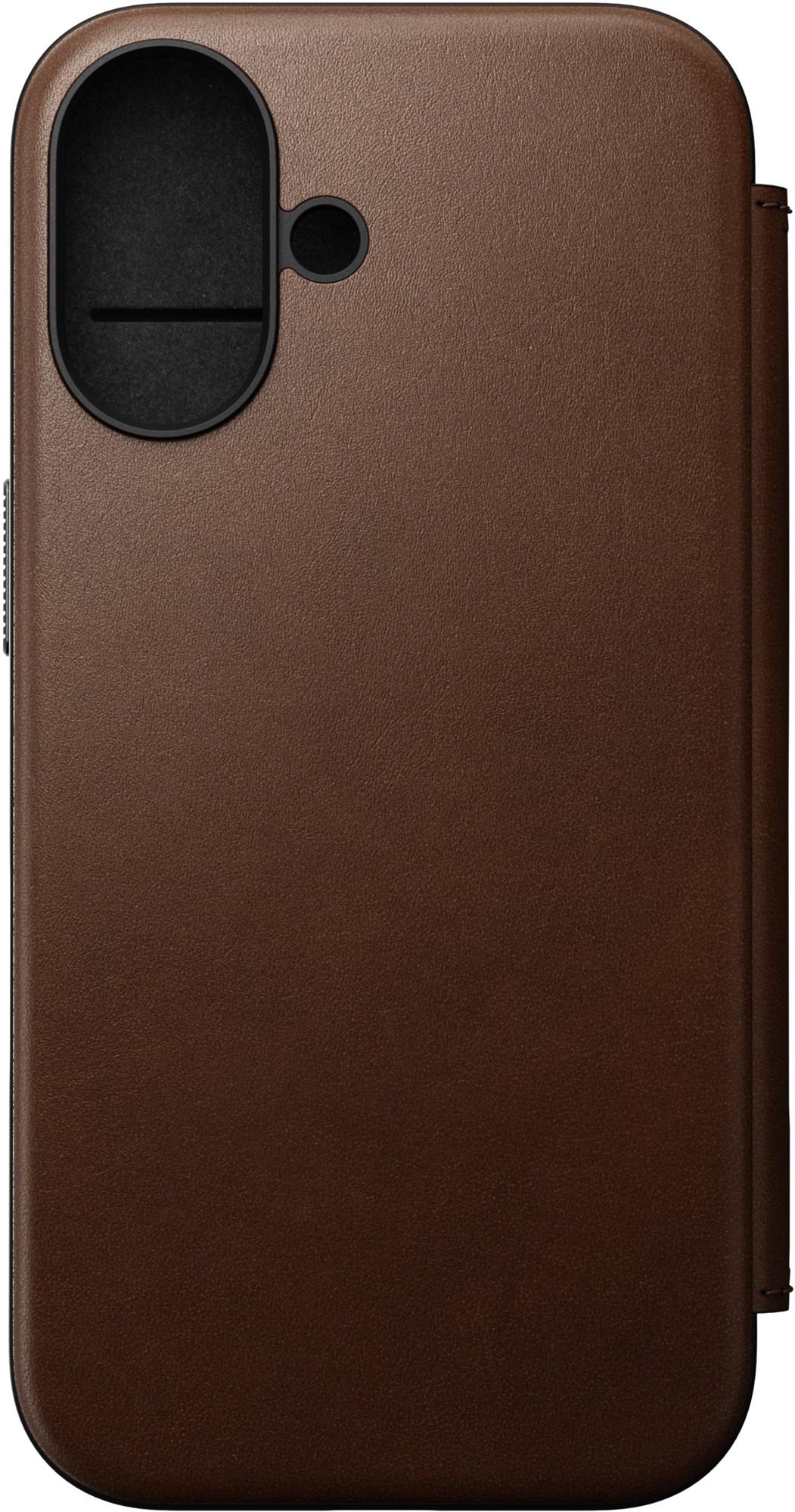 Nomad Modern Leather Folio Brown iPhone 16
