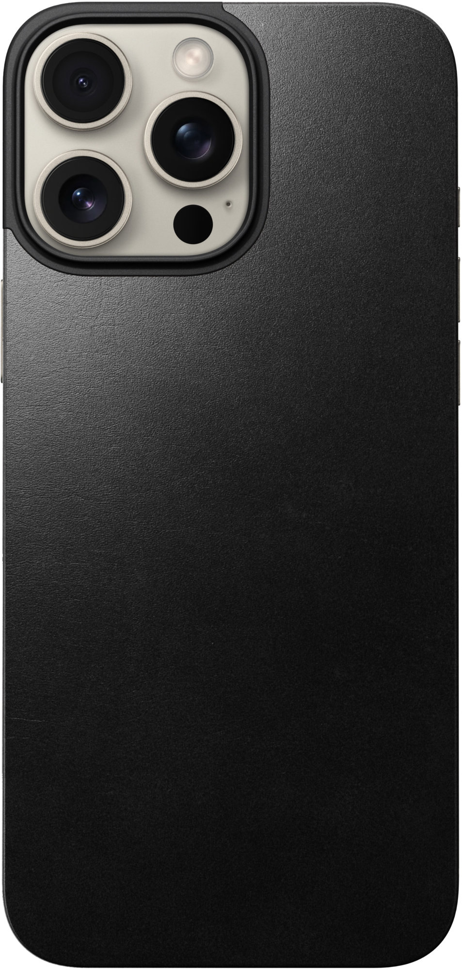 Nomad Magnetic Leather Back Black iPhone 16 Pro Max
