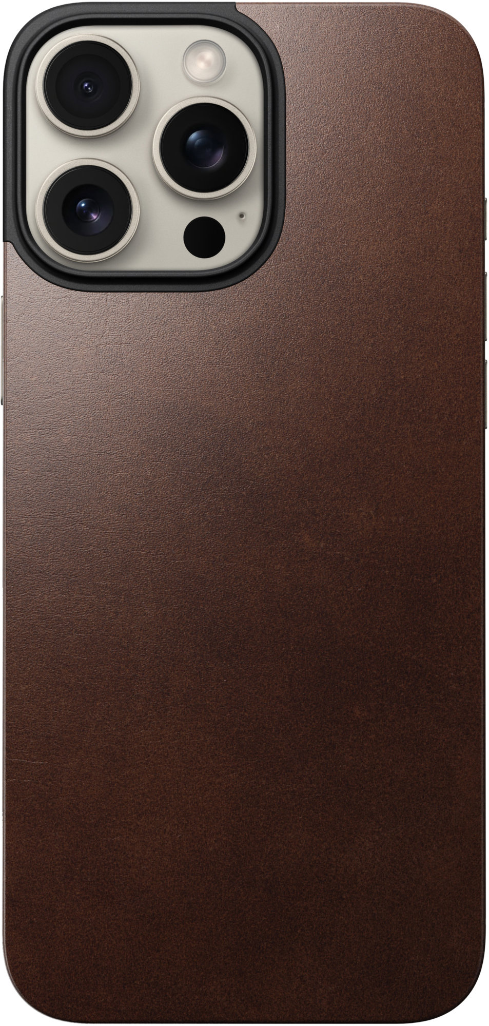 Nomad Magnetic Leather Back Brown iPhone 16 Pro Max