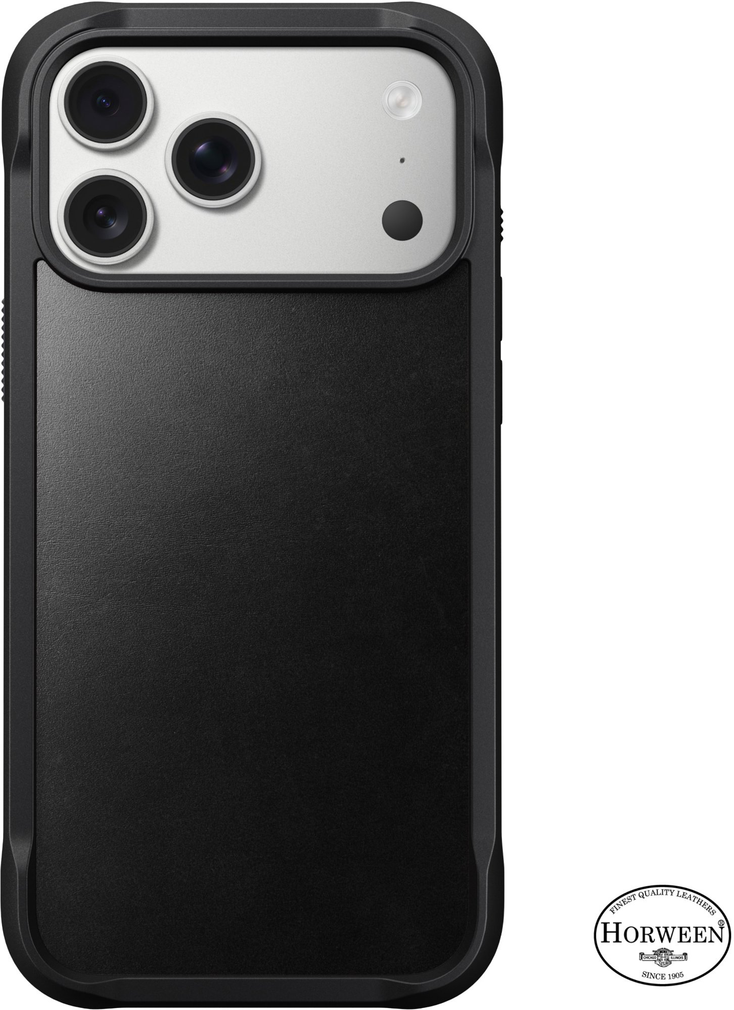Nomad Rugged Leather Case Black (Horween) iPhone 17 Pro Max