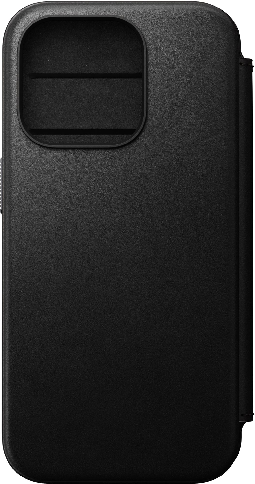 Nomad Modern Leather Folio Black iPhone 15 Pro