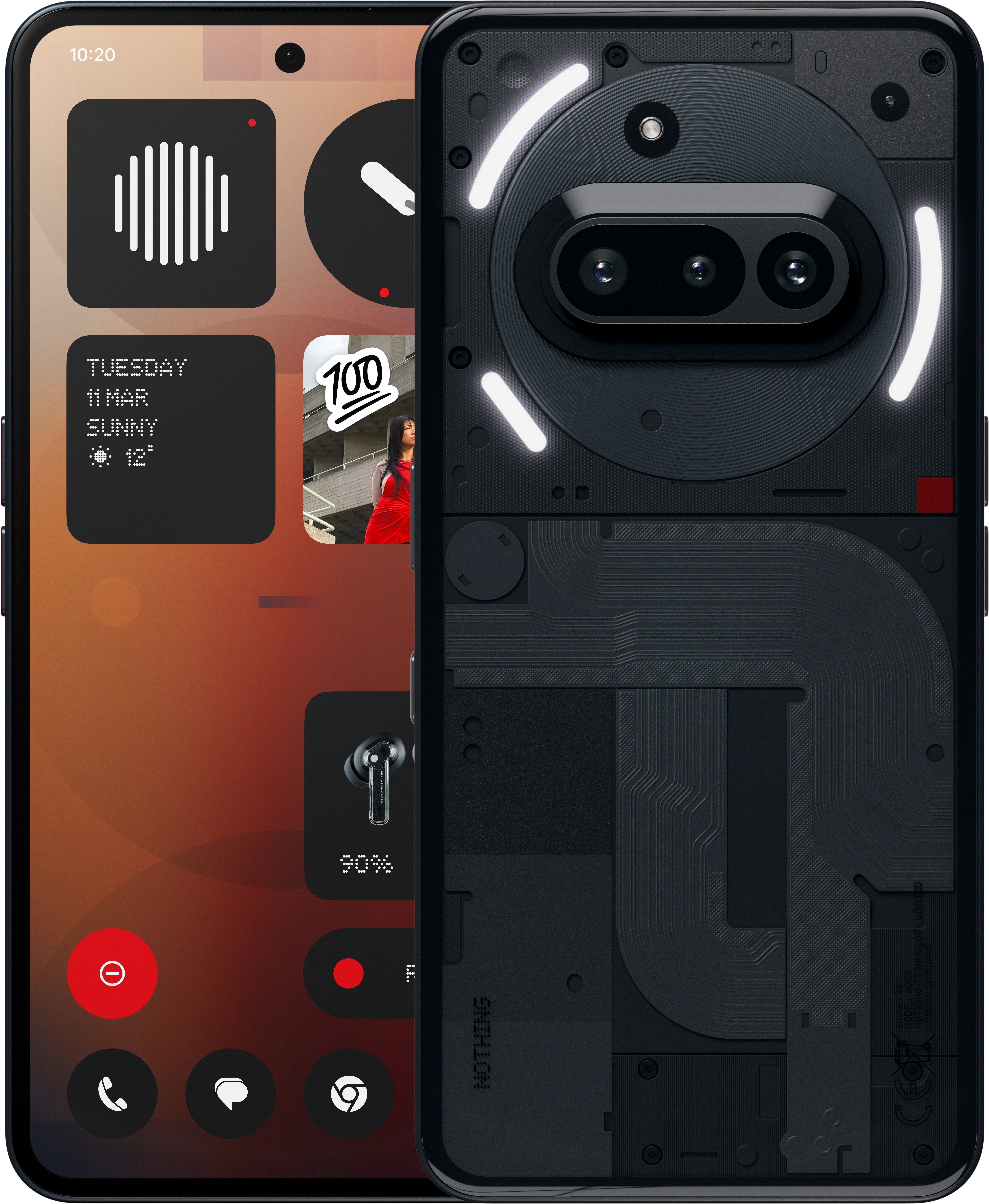 Nothing Phone (3a) 8 GB/128 GB Black