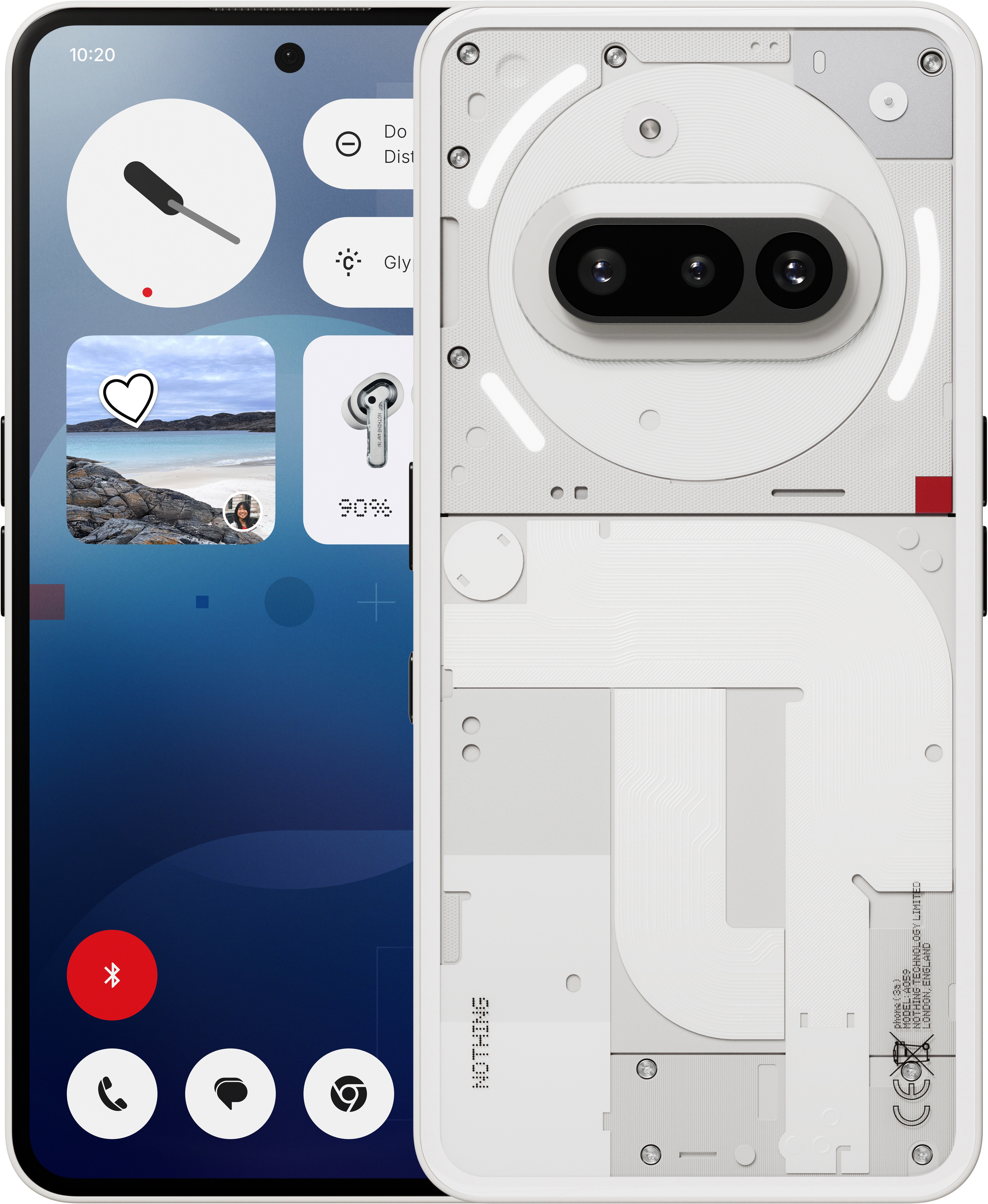 Nothing Phone (3a) 8 GB/128 GB White