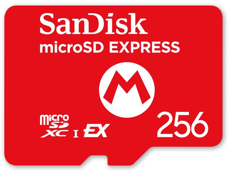 SanDisk MicroSD Express 256 GB Nintendo Switch 2 (NVMe)