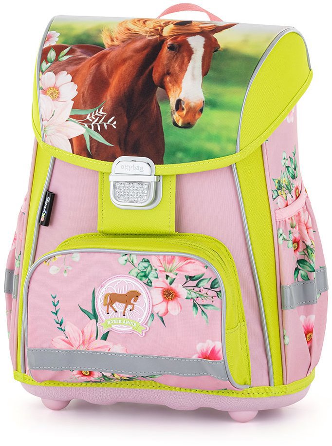 OXYBAG Školský batoh Premium Kôň