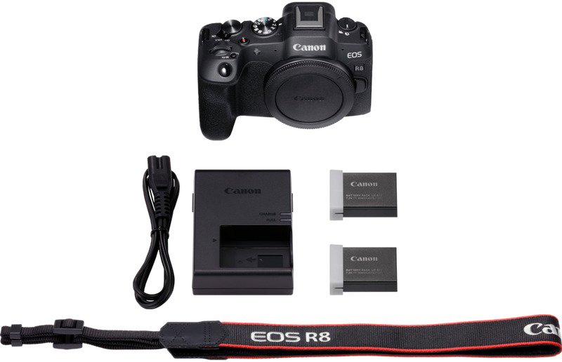 Canon EOS R8 telo + LP-E17