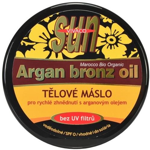 VIVACO BeBronze Arganové opaľovacie maslo OF 0 200 ml