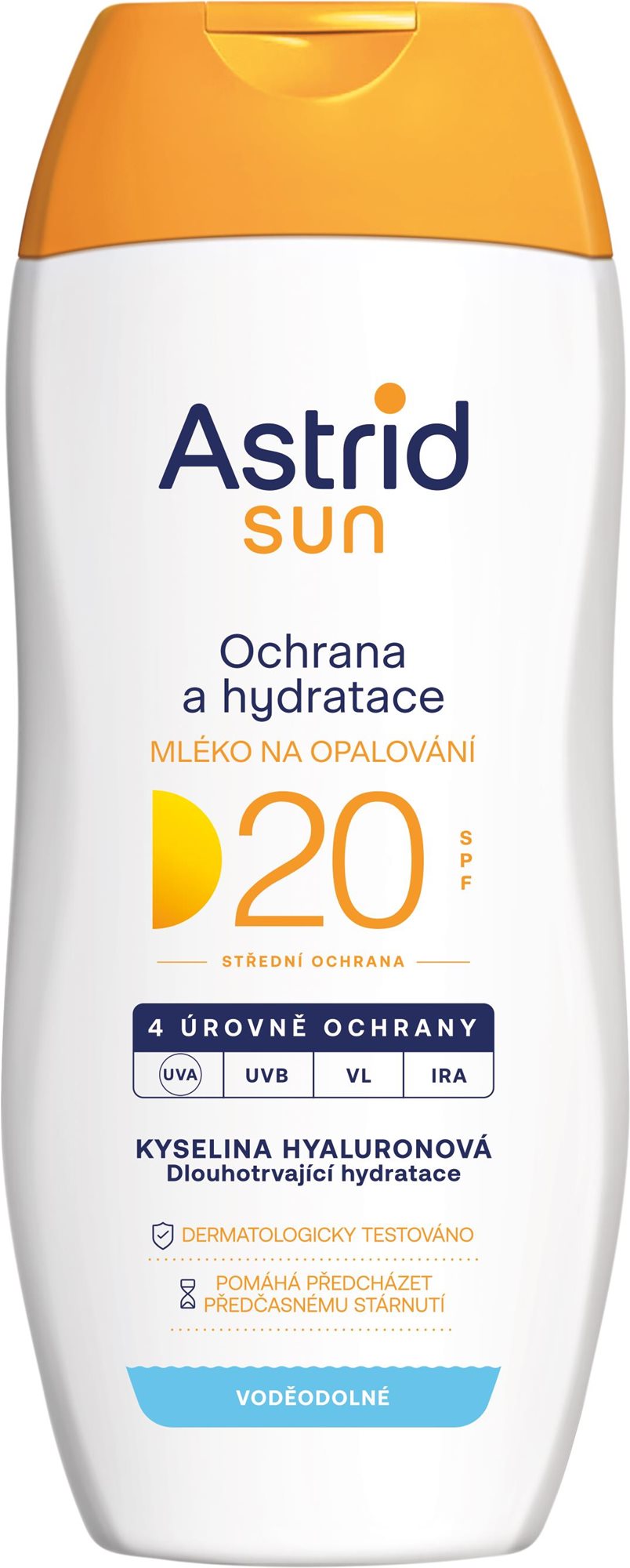 ASTRID SUN Mlieko na opaľovanie SPF 20 200 ml
