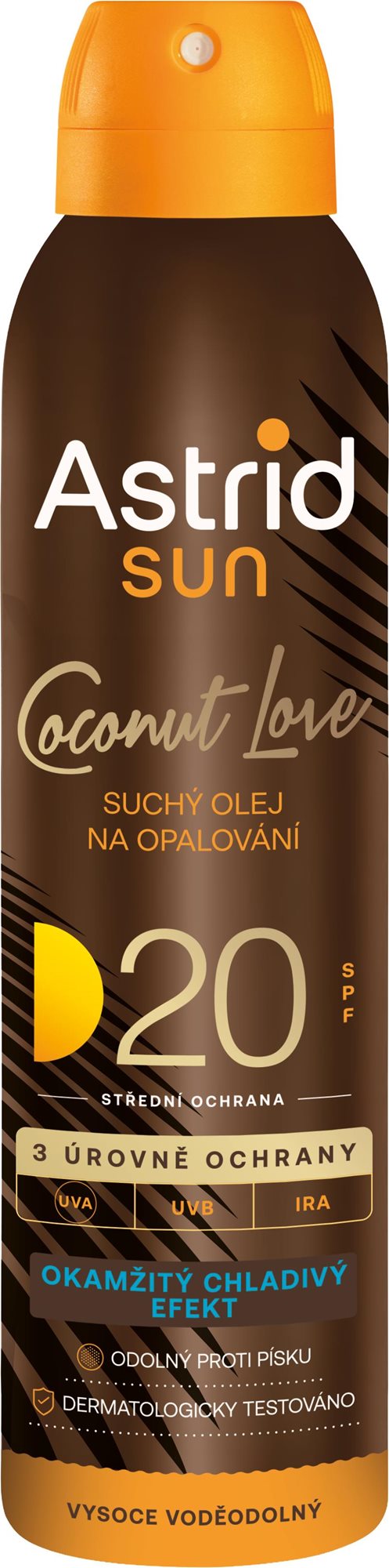 ASTRID SUN Suchý olej na opaľovanie SPF 20 150 ml