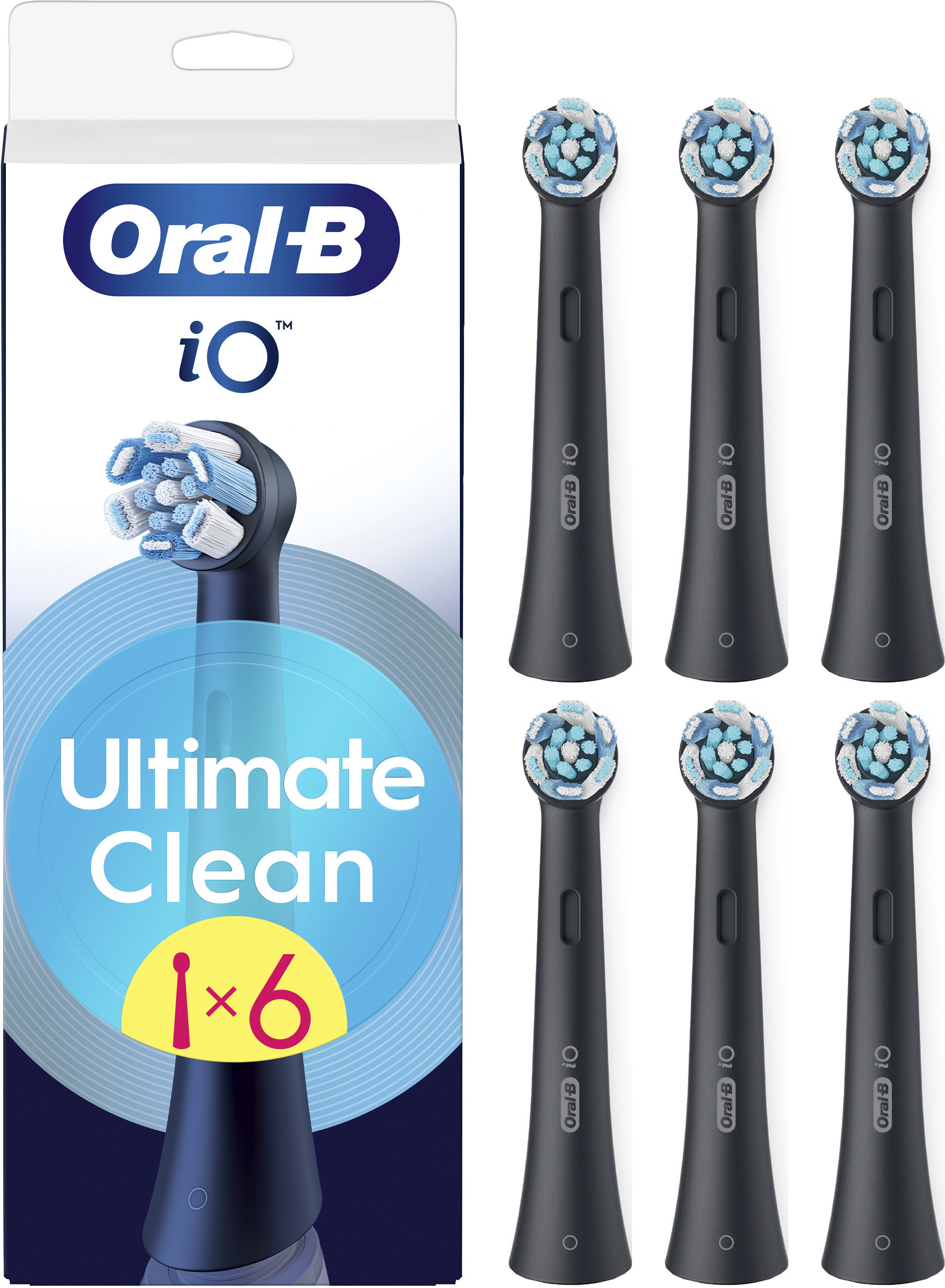 Oral-B iO Ultimate Clean Black 6 ks