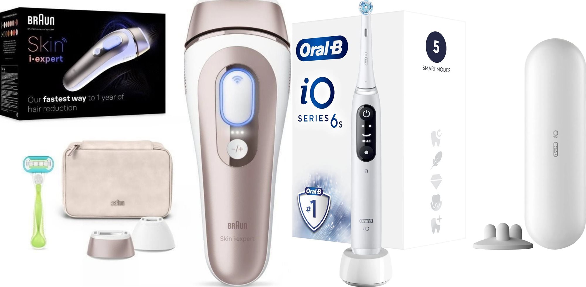 Braun I Expert PL7147 + Oral-B iO 6 biela